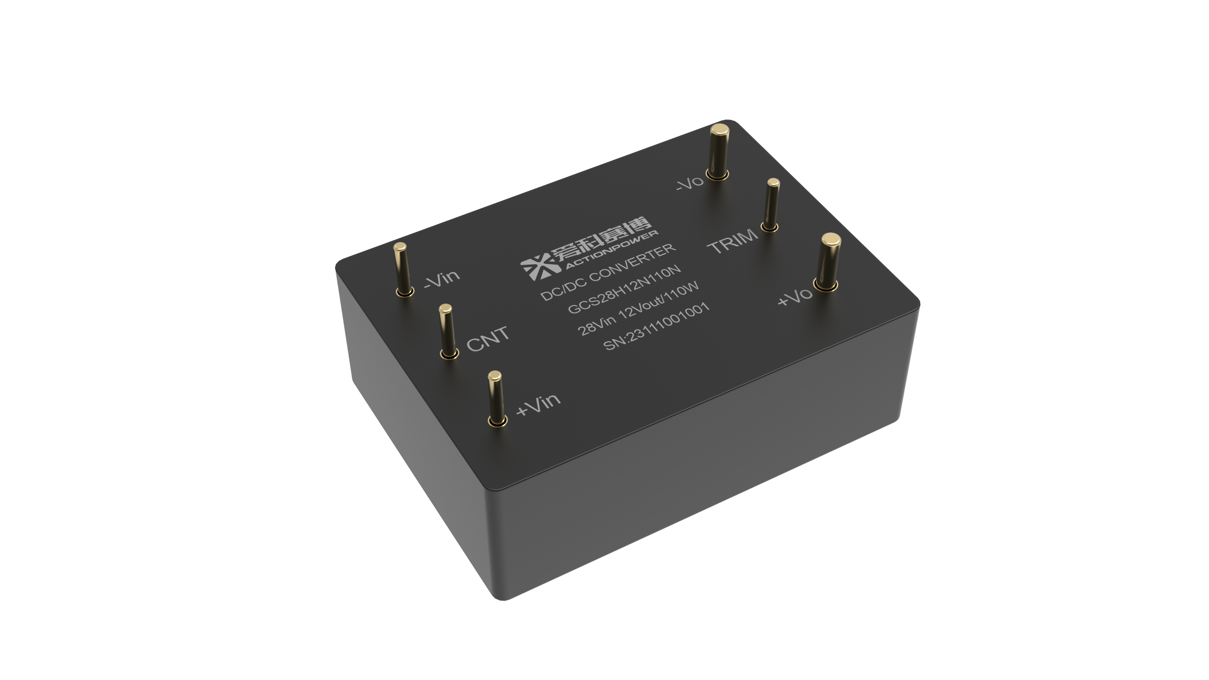 AKFCS系列1/16磚模塊電源